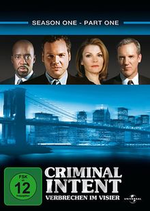 Criminal Intent Season 1 Box 1, 3 DVDs