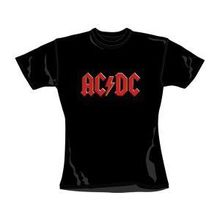 AC/DC: Red Logo Skinny (Größe S), T-Shirt
