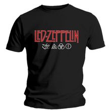 Led Zeppelin: Logo & Symbols (Gr.XL), T-Shirt