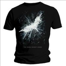 Batman - The Dark Knight Rises: Cityscape Logo T-shirt (Größe L), Merchandise