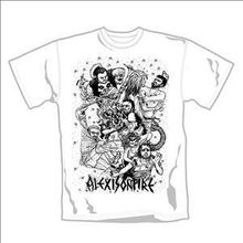 Alexisonfire: Fight T-shirt - Adult ( Wht L, Merchandise