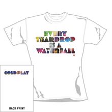 Coldplay - Coloured Teardrop Skinny (Gr.S), T-Shirt