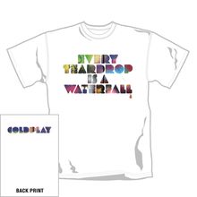 Coldplay: Coloured Teardrop T-Shirt (XL), T-Shirt