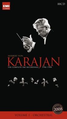 Herbert von Karajan - Complete EMI Recordings (Orchestral), 88 CDs