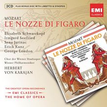 Wolfgang Amadeus Mozart (1756-1791): Die Hochzeit des Figaro, 2 CDs