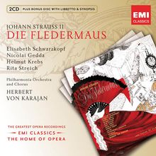 Johann Strauss II (1825-1899): Die Fledermaus, 2 CDs