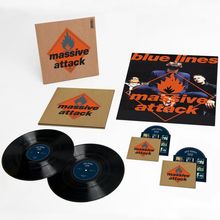 Massive Attack: Blue Lines - 2012 Mix / Master (180g) (Deluxe Collector's Edition) (2LP + CD + DVD + Poster), 2 LPs