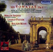 Carl Friedrich Abel (1723-1787): 6 Cembalosonaten op.2, CD