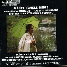Märta Schele singt Lieder, CD