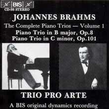 Johannes Brahms (1833-1897): Klaviertrios Nr.1 & 3, CD