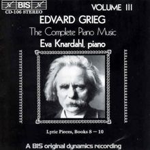 Edvard Grieg (1843-1907): Klavierwerke Vol.3, CD