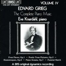 Edvard Grieg (1843-1907): Klavierwerke Vol.4, CD