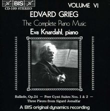 Edvard Grieg (1843-1907): Klavierwerke Vol.6, CD