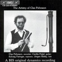 The Artistry of Clas Pehrsson, CD