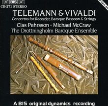Georg Philipp Telemann (1681-1767): Konzert für Blockflöte & Fagott F-dur, CD