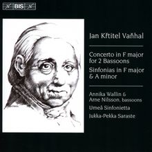 Johann Baptist Vanhal (1739-1813): Konzert für 2 Fagotte & Orchester F-Dur, CD