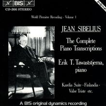 Jean Sibelius (1865-1957): Klaviertranskriptionen Vol.1, CD
