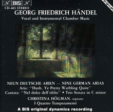 Georg Friedrich Händel (1685-1759): Neun Deutsche Arien, CD