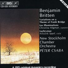 Benjamin Britten (1913-1976): Variations on a Theme by Bridge op.10, CD