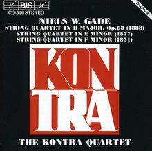 Niels W. Gade (1817-1890): Die 3 Streichquartette, CD