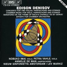 Edison Denisov (1929-1996): Konzert f.2 Violas,Cembalo & Streichorch., CD