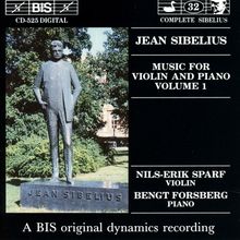 Jean Sibelius (1865-1957): Werke f.Violine & Klavier Vol.1, CD