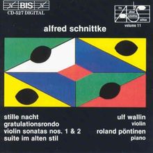 Alfred Schnittke (1934-1998): Sonaten f.Violine & Klavier Nr.1 & 2, CD