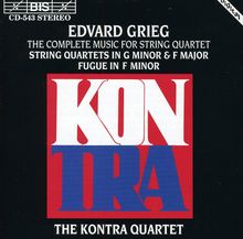 Edvard Grieg (1843-1907): Streichquartett op.27, CD