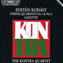 Zoltan Kodaly (1882-1967): Streichquartette Nr.1 & 2, CD