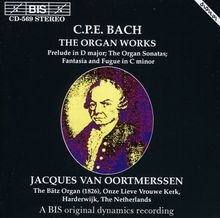 Carl Philipp Emanuel Bach (1714-1788): Orgelsonaten Wq.70 Nr.3-6, CD