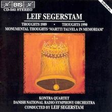 Leif Segerstam (geb. 1944): Thoughts 1989, CD