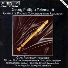 Georg Philipp Telemann (1681-1767): Doppelkonzerte mit Blockflöte, CD