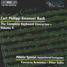 Carl Philipp Emanuel Bach (1714-1788): Sämtliche Cembalokonzerte Vol.4, CD