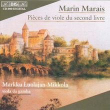 Marin Marais (1656-1728): Pieces de Viole Buch 2 (1701), CD