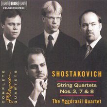 Dimitri Schostakowitsch (1906-1975): Streichquartette Nr.3,7,8, CD