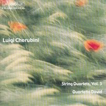 Luigi Cherubini (1760-1842): Streichquartette Nr.3 & 4, CD