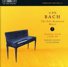 Carl Philipp Emanuel Bach (1714-1788): Cembalosonaten Wq.62 Nr.8 & 10;Wq.65 Nr.22,23,25, CD