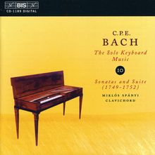 Carl Philipp Emanuel Bach (1714-1788): Cembalosonaten Wq.62 Nr.9 & 13, CD