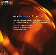 Anders Nilsson (geb. 1954): Konzert für Saxophonquartett & Orchester, CD