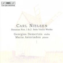 Carl Nielsen (1865-1931): Sonaten für Violine & Klavier opp.9 & 35, CD
