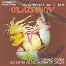 Alexander Glasunow (1865-1936): Symphonien Nr.1 & 6, CD