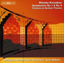Nikolai Rimsky-Korssakoff (1844-1908): Symphonien Nr.1 & 2, CD