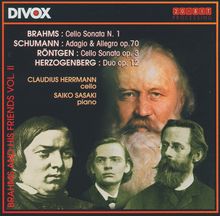 Julius Röntgen (1855-1932): Sonate für Cello & Klavier op.3, CD