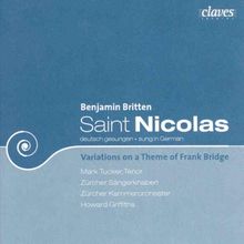 Benjamin Britten (1913-1976): St.Nicolas-Cantata op.42 In dt.Spr.), CD