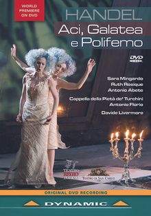 Georg Friedrich Händel (1685-1759): Aci,Galatea e Polifemo (1708), DVD