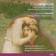 Julius Röntgen (1855-1932): Sonaten für Viola & Klavier in c,a,As, 2 CDs