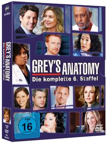 Grey's Anatomy Season 6, 6 DVDs