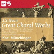 Johann Sebastian Bach (1685-1750): Karl Münchinger  - Great Choral Works, 9 CDs
