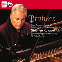Johannes Brahms (1833-1897): Klavierkonzerte Nr.1 & 2, 2 CDs