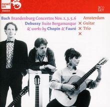 Johann Sebastian Bach (1685-1750): Brandenburgische Konzerte Nr.2,3,5,6 für Gitarrentrio, 2 CDs